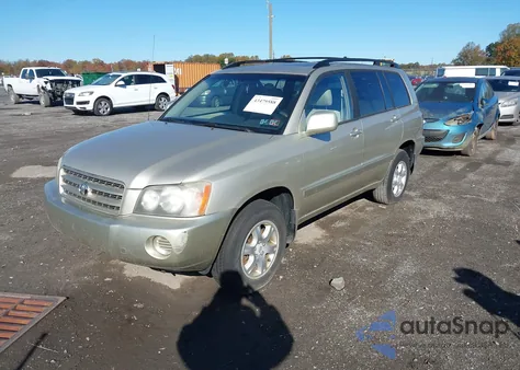 2002 Toyota Highlander V6 из США, поврежденный, VIN JTEHF21A820065603